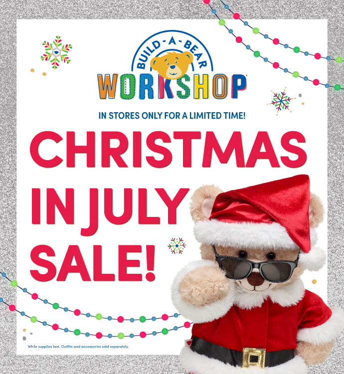 Build-A-Bear Workshop Christmas in July Sale icon