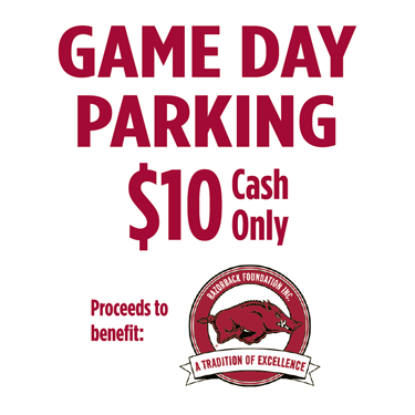 Razorback Game Day Parking - September 2, 2023 | Park Plaza