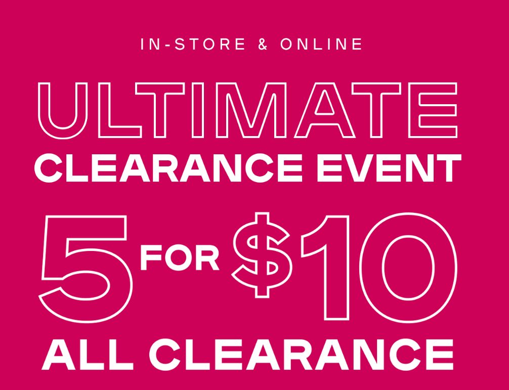 Claire’s Ultimate Clearance Event icon