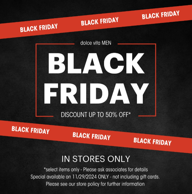 Dolce Vita Men Black Friday SALE icon