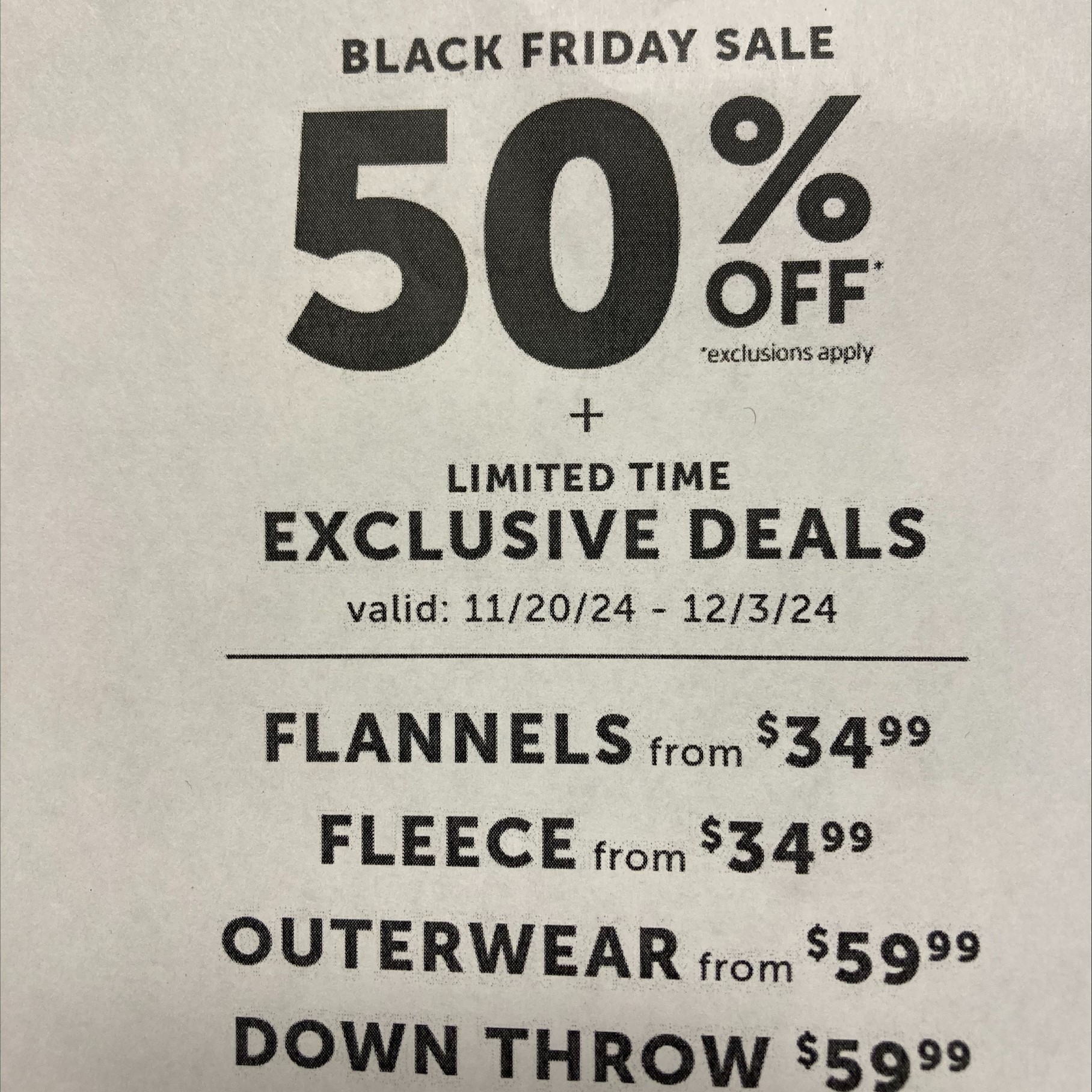 Eddie Bauer “Black Friday” SALE icon
